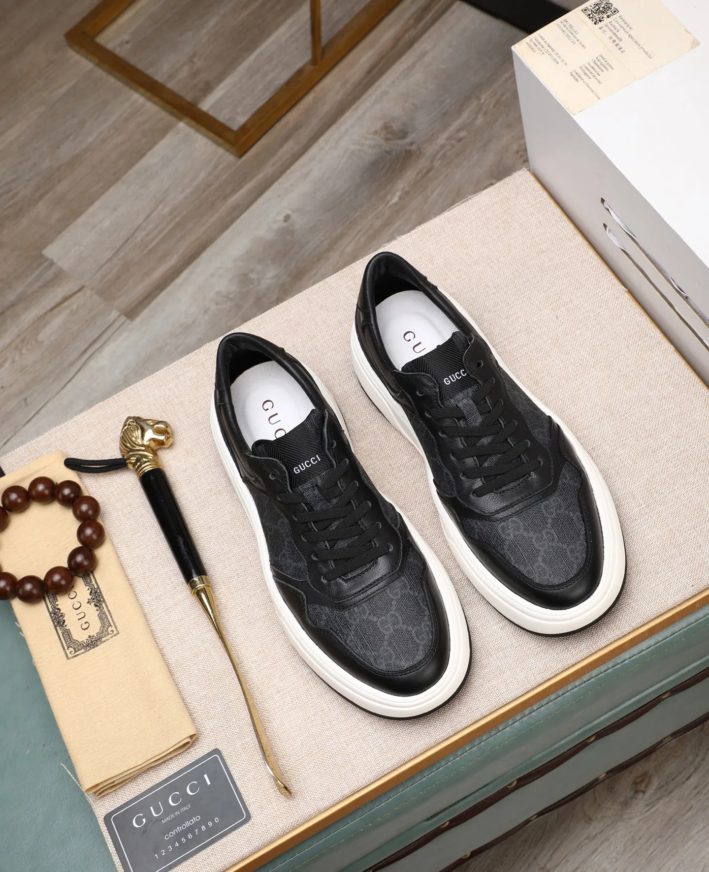 Men's men's shoes💰440 GUCCI🔍🔍2025 latest model On sale at the same time at the counter, original calfskin imported from Italy, genuine leather lining, (high-end, luxury, and class) exquisite workmanship, soles: original soles specially provided by the original factory, ⚠Exclusive double-layer movable molded soles are super comfortable⚠, real photos🎬The real ones are better🔍🔍"High quality·Follow the order" code number 38-44